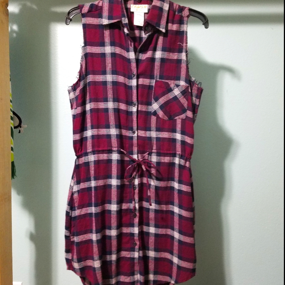 Grunge tunic flannel